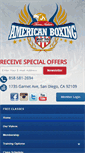Mobile Screenshot of americanboxing.net